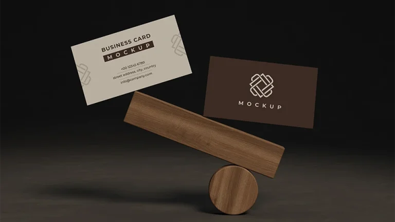 business card mockup template