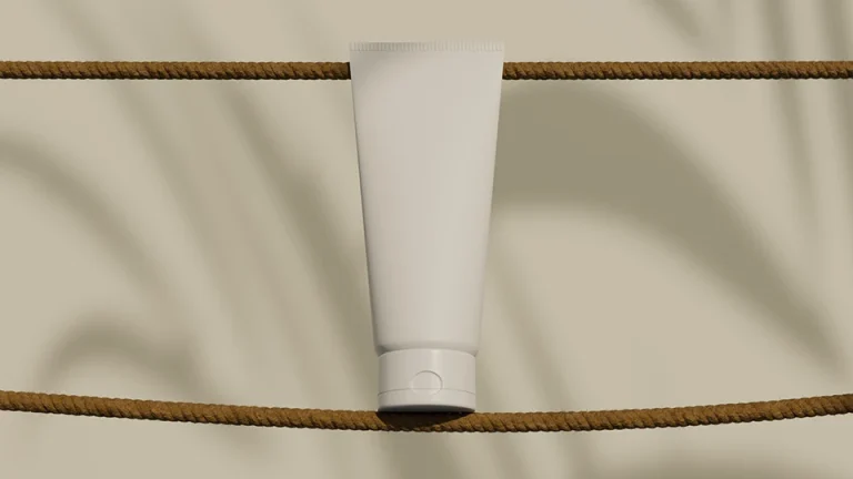 cosmetic tube mockup template